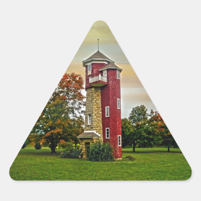 Water Tower Triangle Sticker (Front)