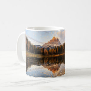 Water   Tre Cime Di Lavaredo Italy Coffee Mug