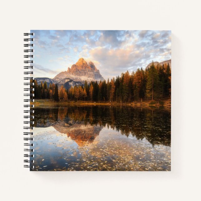 Water | Tre Cime Di Lavaredo Italy Notebook (Front)