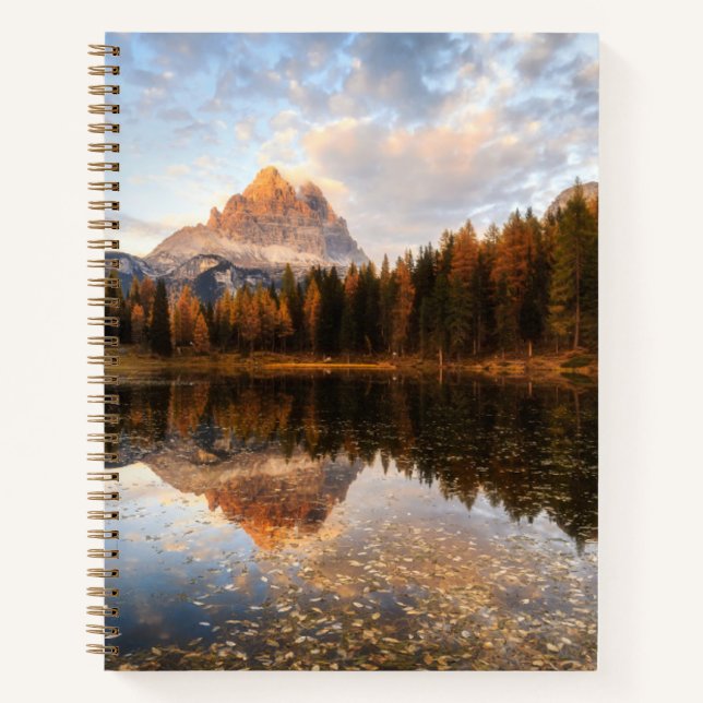 Water | Tre Cime Di Lavaredo Italy Notebook (Front)