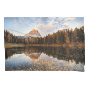 Water   Tre Cime Di Lavaredo Italy Pillowcase