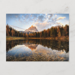 Water   Tre Cime Di Lavaredo Italy Postcard
