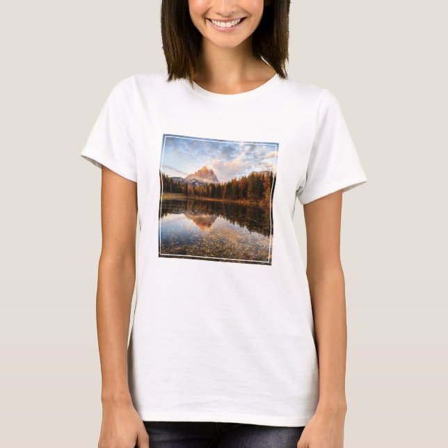 Water | Tre Cime Di Lavaredo Italy T-Shirt (Front)
