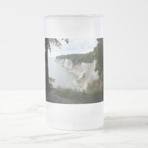 Water Trees Nature Cliffs Peace Love Destiny Frosted Glass Beer Mug