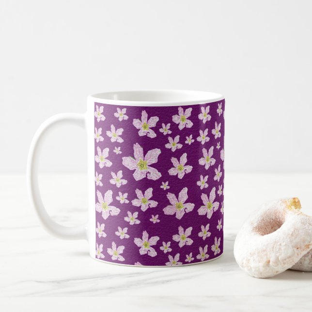 Water Violet Coffee Mug (With Donut)