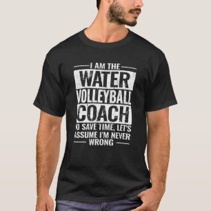 water volleyball coach and water sports pool volle T-Shirt
