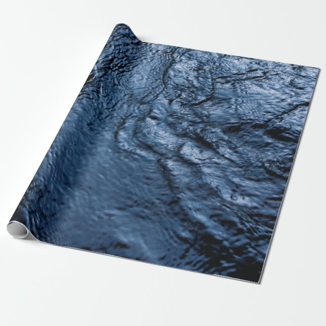 Water wave wrapping paper (Unrolled)
