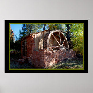 Water Wheel 221 Poster