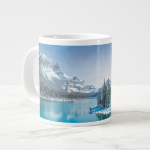 Water Winter Jasper National Park, Canada Large Coffee Mug