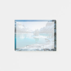 Water Winter Jasper National Park, Canada Post-it Notes