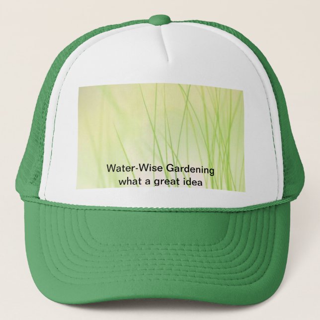 Water-Wise Gardening Trucker Hat (Front)