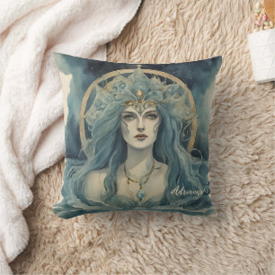 Water Witch Ocean Goddess Cushion