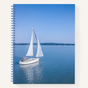 Water   Yacht at Lake Balaton Lake Hungary Notebook