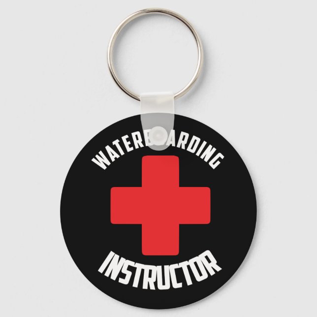Waterboarding Instructor Key Ring (Front)