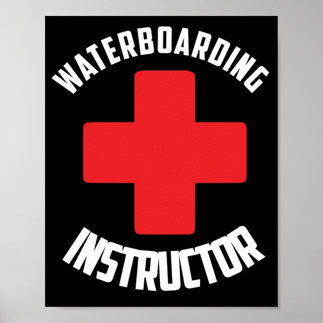 Waterboarding Instructor Poster (Front)