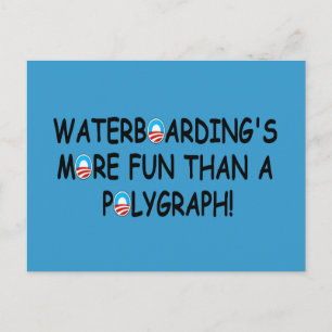 Waterboarding Postcard