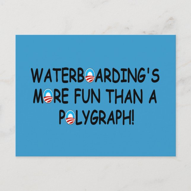 Waterboarding Postcard (Front)