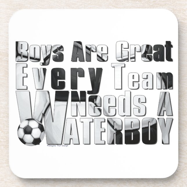 Waterboy Soccer Coaster (Front)