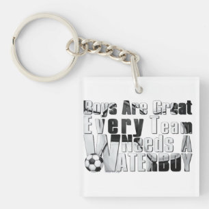 Waterboy Soccer Key Ring