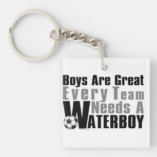 Waterboy Soccer Key Ring