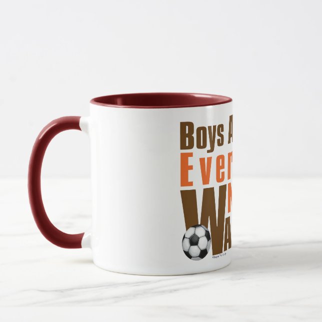 Waterboy Soccer Mug (Left)
