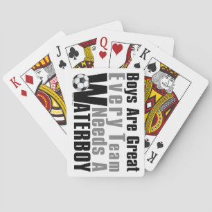 Waterboy Soccer Playing Cards