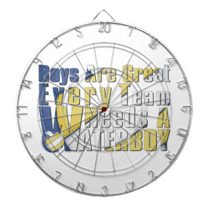 Waterboy Volleyball in Blue and Yellow Dartboard