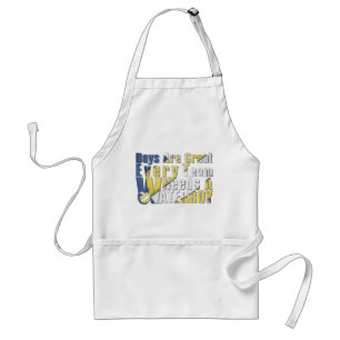 Waterboy Volleyball in Blue and Yellow Standard Apron