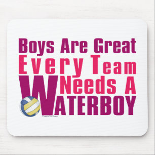 Waterboy Volleyball in Pink Mouse Mat
