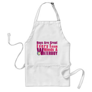 Waterboy Volleyball in Pink Standard Apron