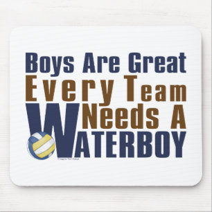 Waterboy Vollyball in Blue Mouse Mat