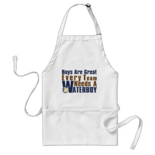 Waterboy Vollyball in Blue Standard Apron