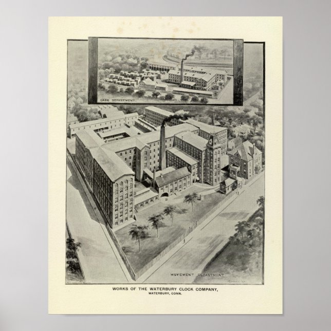 Waterbury Clock Co Poster (Front)
