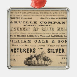 Waterbury Hook and Eye Company Metal Tree Decoration