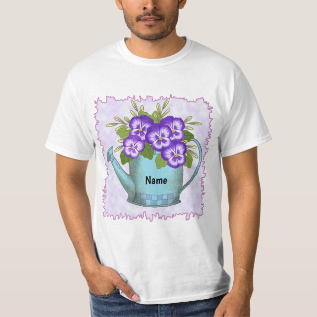  Watercan Pansy T-Shirt (Front)
