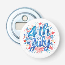 Watercolor 4th of July Patriotic