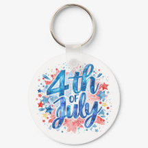 Watercolor 4th of July Patriotic