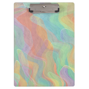 Watercolor Abstract Art Clipboard