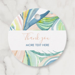 Watercolor Abstract Art Custom Favour, Product Tag