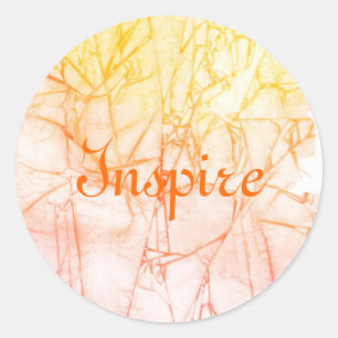 watercolor abstract background classic round sticker