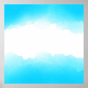 Watercolor abstract background poster