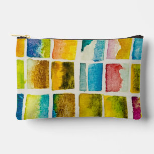 Watercolor Abstract Clouds Landscape Accessory Pouch