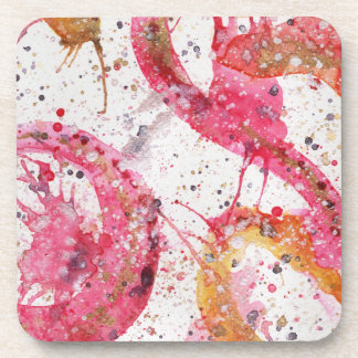 Watercolor abstract coasters
