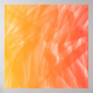 Watercolor abstract design poster