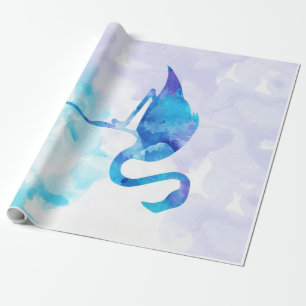 Watercolor Abstract Flamingo Gifts Lovers Wrapping Paper