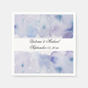 Watercolor Abstract Floral Napkins