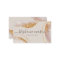 Watercolor Abstract Gold Glitter Business Card