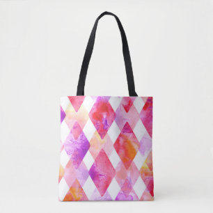 Watercolor Abstract: Hand Painted Seamless. Tote Bag
