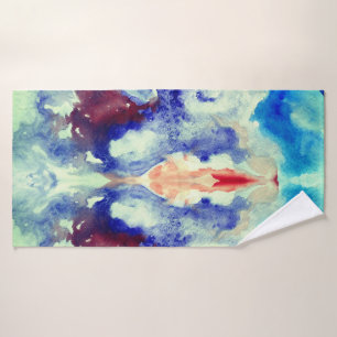 Watercolor Abstract I Bath Towel Set
