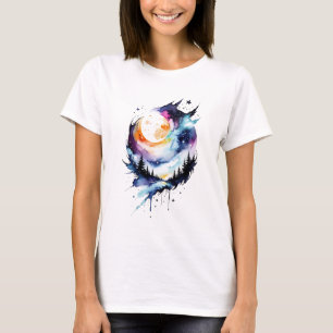 Watercolor Abstract Landscape #1 T-Shirt